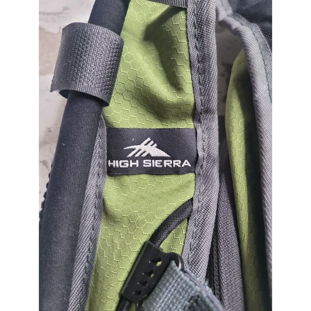 High Sierra Green Lightweight Hiking Backpack 18